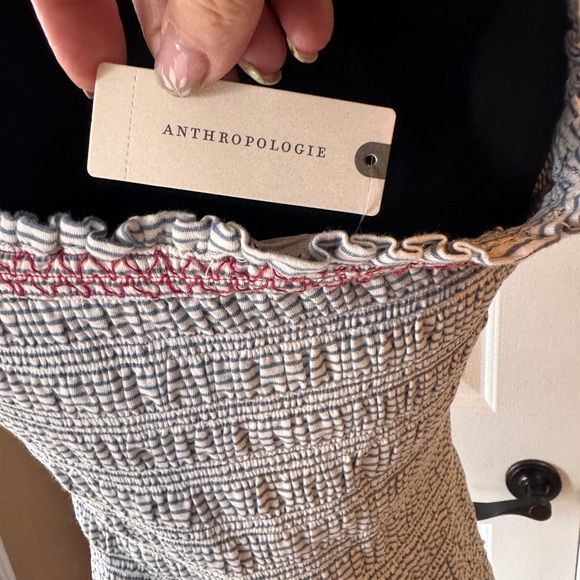 Maeve by Anthropologie- Off-The-Shoulder Smocked Top - Large - NWT - Picture 10 of 14